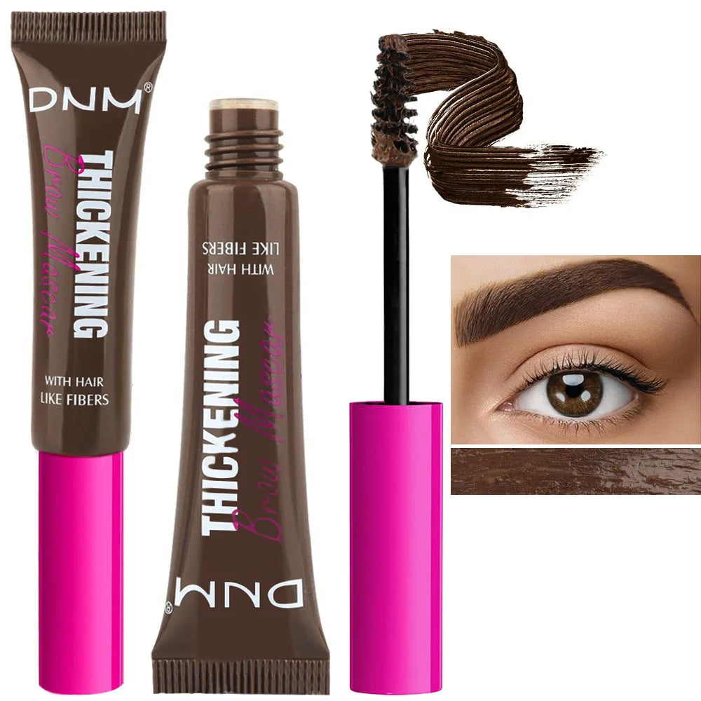 9 Colors Eyebrow Dye Styling Gel Thickening Fiber Brow Tint  Waterproof Easy To Wear Natural Full Eyebrow Cream Eyes Makeup Tool