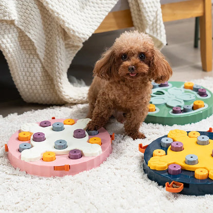 Dog Puzzle Toys Slow Feeder Interactive Increase Puppy IQ Food Dispenser Slowly Eating NonSlip Bowl Pet Training Game