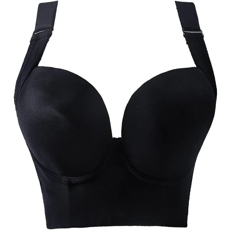 Sexy Big Size Ladies Wire Free Bralette Seamless Brassiere Fashion Push Up Bra Plus Size Lingere Underwear Women Bra Large