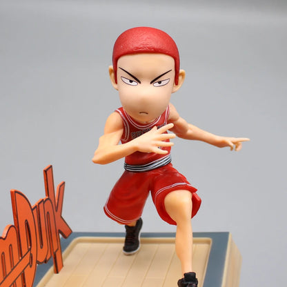 Slam Dunk Figures Rukawa Kaede Vs Sakuragi Hanamichi 15cm Figures Pvc Q Edition Statue Ornament Model Anime Dolls Kids Toys Gift