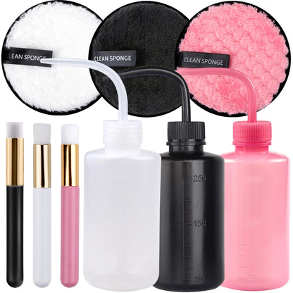 Eyelash Cleaning Washing Bottle Eye Lash Clean Brush Eyebrow Applicator Reusable Makeup Remover Pads Lash Shampoo Make Up Tools