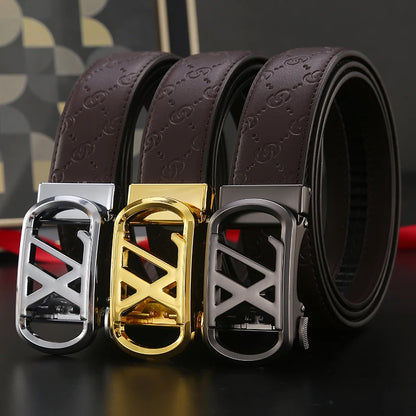 New Men Belts Luxury Famous Genuine Leather Male Belts for Women wide 3.4cm High Quality Designers Brand Buckle Strap jeans