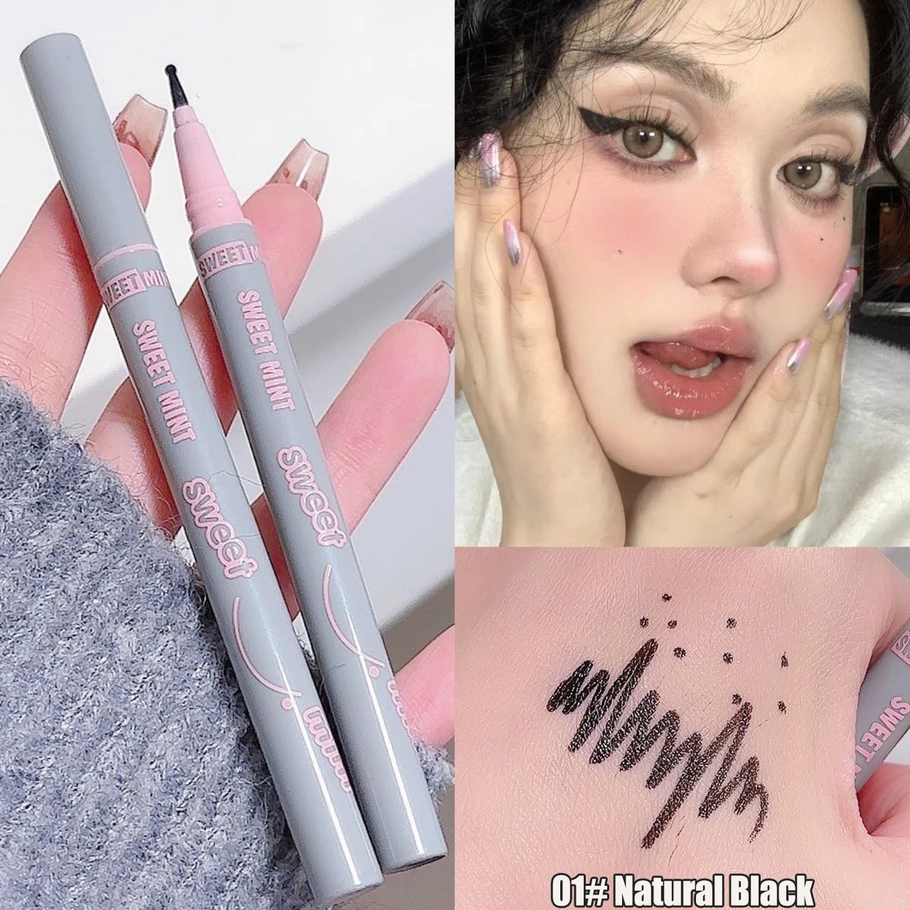 Natural Lifelike Fake Freckle Makeup Pen Liquid Lightweight Round Head Fake Spot Pen long Lasting Waterproof Face Dot Mole Pen