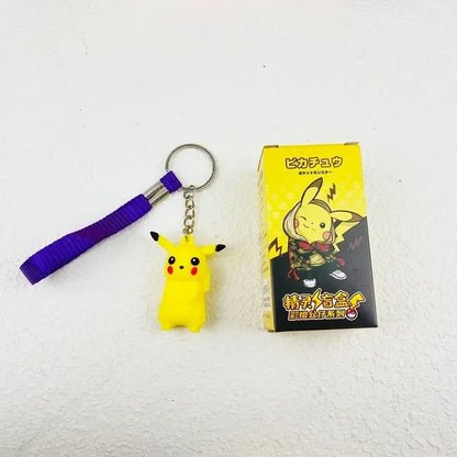 24 Pcs Set Pokemon Random Box Action Figure Cute Different Styles Pikachu Doll Keychain Anime Cartoon Ornaments Model Toys Gift