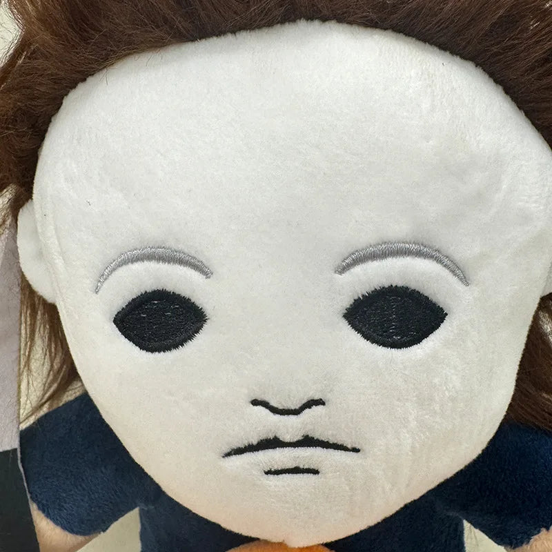 Michael Myers Plushie Doll Chucky Plush Halloween Demon King Animal Slippers Winter Warm Shoes Men Women's Indoor Kids Gifts