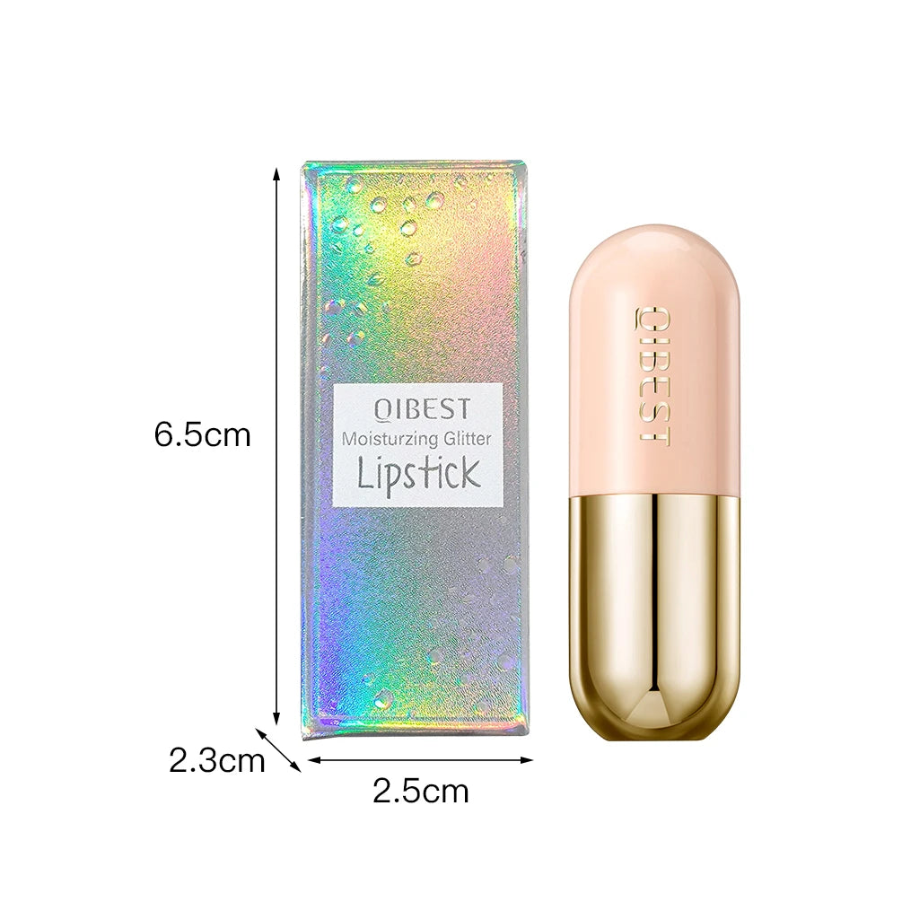 Sparkling Sequins Color Changing Lipstick Jelly Balm Moisturizing Glitter Pearl Lip Balm Long Lasting Transparent Lipstick Gel