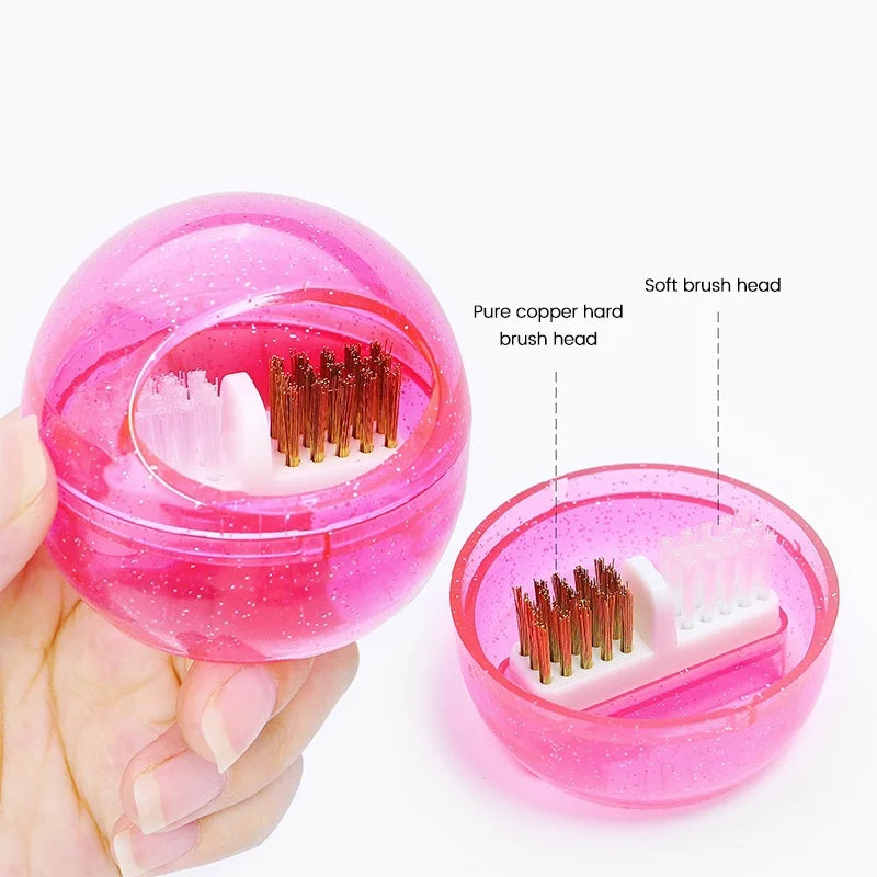 1 Pc Soft Nail Cleaning Brush Acrylic UV Gel Powder Dust Remover Brush Nail Care Tool