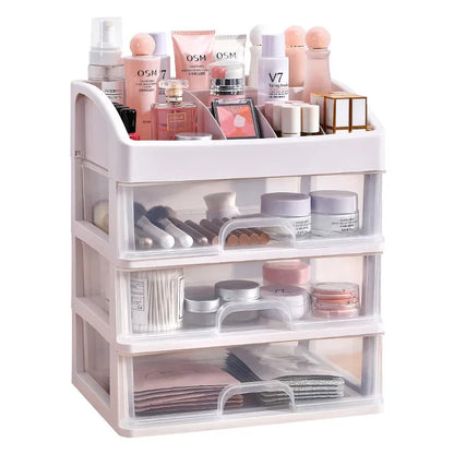 Make Up Case Jewelry Container Box Makeup Organizer Drawers Plastic Cosmetic Storage Box Makeup Brush Holder Organizers