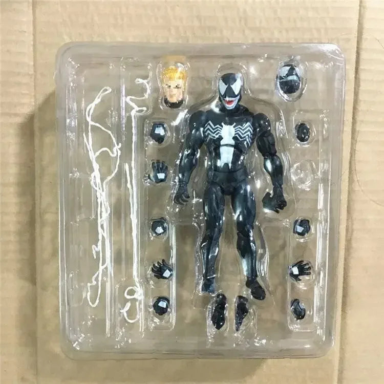 Mafex 088 Marvel Spider-Man Venom Comic Ver Re-Release Action Figures The Amazing Spiderman Collectible Toys Children For Gifts