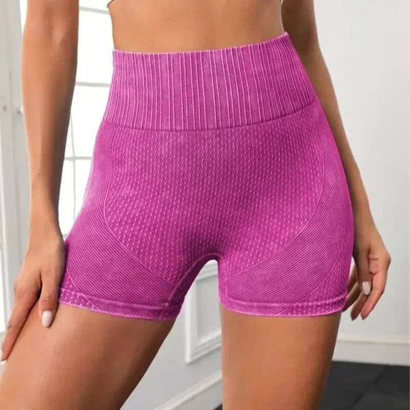 3Pcs Women's Sexy Breathable Yoga Shorts Running Sports Fitness Shorts