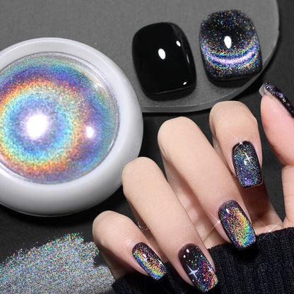 Magnetic Nail Powder Chameleon Glitter Dust Shiny Nail Art Chrome Omnipotent Pigment Can Be Used With Any Color Gel