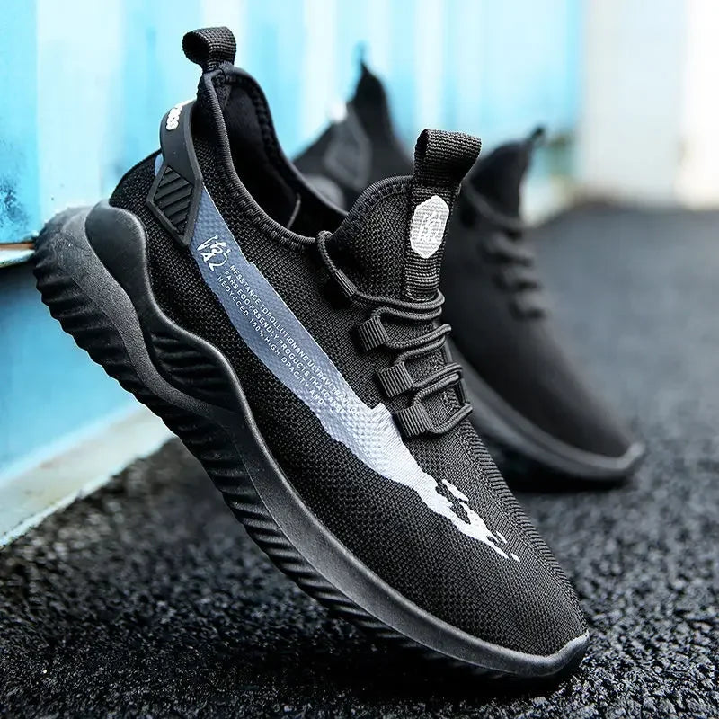 Fashion Spring and Autumn Leisure Walking and Running Breathable Flat Bottom Sports Men's Shoes Popular Large Sizes 39-44