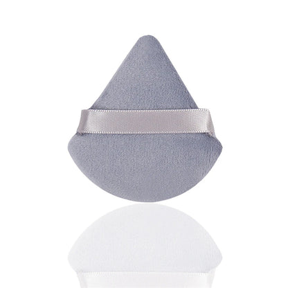 1/8Pcs Triangle Velvet Cosmetic Puff Make Up Loose Powder Application Sponges Face Contour Shadow Foundation Setting Makeup Puff