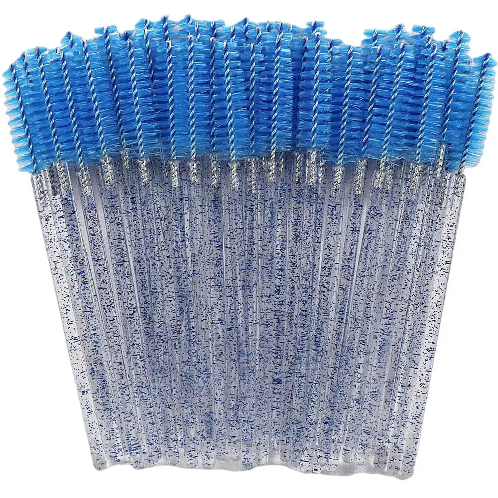 Disposable Crystal Eyelashes Brush Comb 50Pcs Eye Lashes Extension Mascara Wands Makeup Professional Makeup Beauty Tool