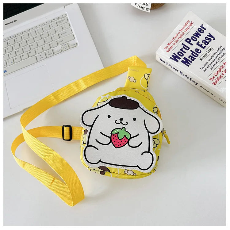 Sanrio Tide Children's Backpack Cartoon Cute Male and Girls Crossbody Shoulder Bag South Korea Ultra Light Children's chest bag