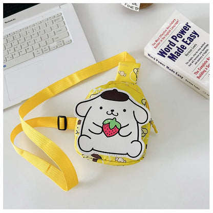 Sanrio Tide Children's Backpack Cartoon Cute Male and Girls Crossbody Shoulder Bag South Korea Ultra Light Children's chest bag