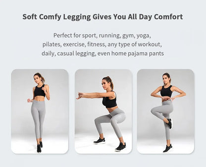 Women's High Waist Yoga Pants Tummy Control Workout Ruched Butt Lifting Stretchy Leggings Sexy Textured Booty Tights