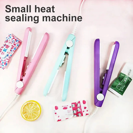 Mini Portable Plastic Sealing Machine Storage Household Bag Clip Handheld Seal Packing Impulse Sealer Kitchen Accessories