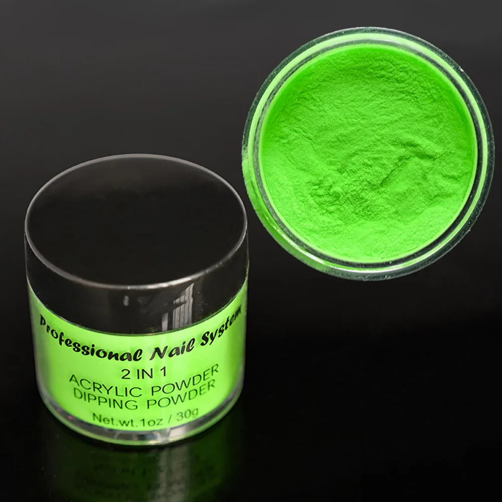 1oz Neon Fluorescent Dip Powder Pigment Nude Pink Acrylic Powder Dipping Powder Nail Supplies For Professionals