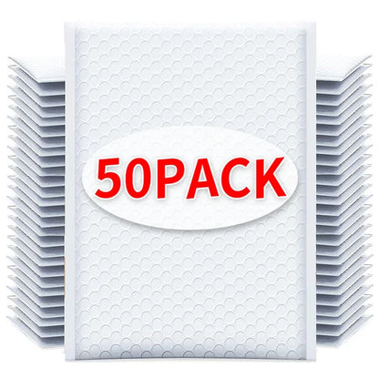 Multifunctional Self-Seal Business Mailing Packages White Foam Bubble Envelopes Adhesive Waterproof Shipping Bags for Packing