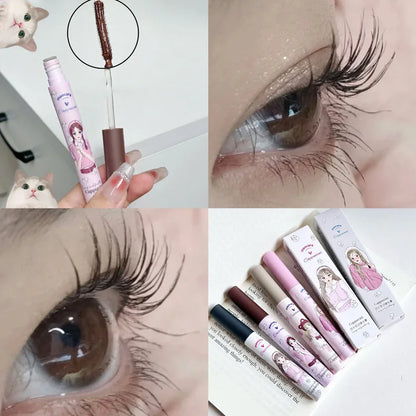 Girl's Eyelash Colored Mascara Curling Lengthening Black Brown Lash Eyelash Extension Eye Lashes Brush Beauty Makeup Tool