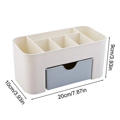 Hot Desktop Double Layer Makeup Organizers Storage Box Cosmetic Drawers Jewelry Display Box Case Container Boxes Organizer