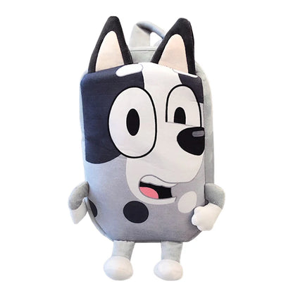 Bluey Anime Figures Kindergarten Kids Schoolbag Cartoon Bingo Plush Family Backpack Picnic Travel Photo Snack Bag Children Gifts