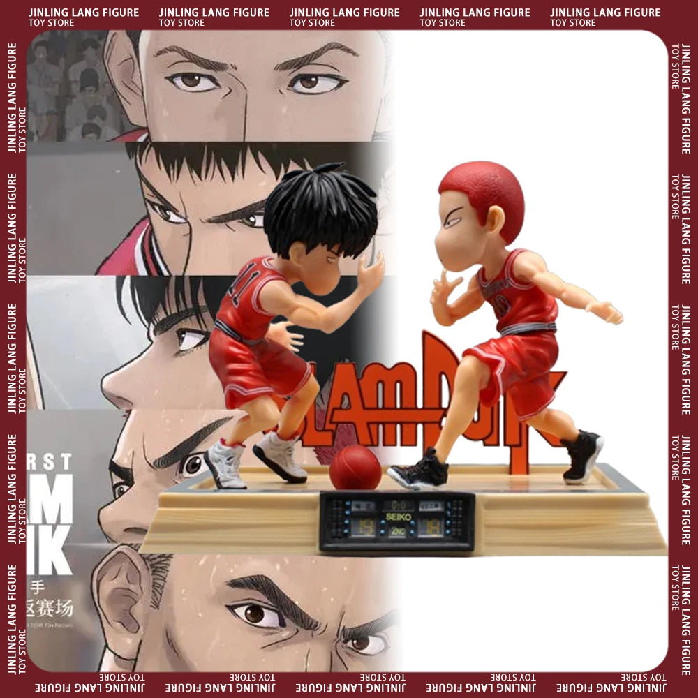 Slam Dunk Figures Rukawa Kaede Vs Sakuragi Hanamichi 15cm Figures Pvc Q Edition Statue Ornament Model Anime Dolls Kids Toys Gift