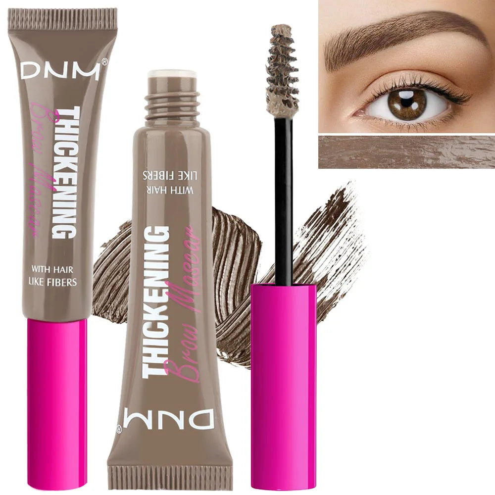 9 Colors Eyebrow Dye Styling Gel Thickening Fiber Brow Tint  Waterproof Easy To Wear Natural Full Eyebrow Cream Eyes Makeup Tool