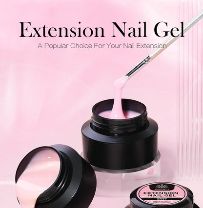 BORN PRETTY 60/30ml Hard Jelly Extension Nail Gel Polish French Nails Nude Pink White Clear Nail Supplies Gel for extension