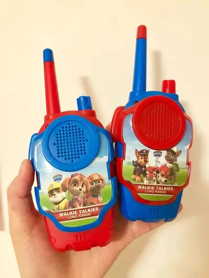 PAW Patrols Toy Walkie Talkies Set Children Walkie Radio Cartoon Kids Radio Interphone Parent-child Toys Outdoor Phone Game Gift