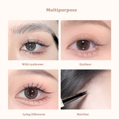 Four Claw Water Eyebrow Pen Natural Smooth Clear Roots 4 Point Head Liquid Eye Brow Liner Pencil Waterproof Eye Makeup Cosmetic