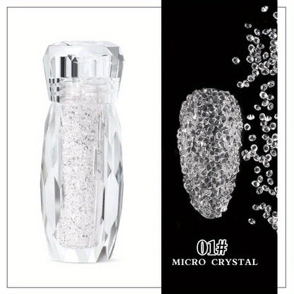 Fairy Micro Crystal Beads 3D Nail Art Accessories DIY Pixie Design Manicure Decoration