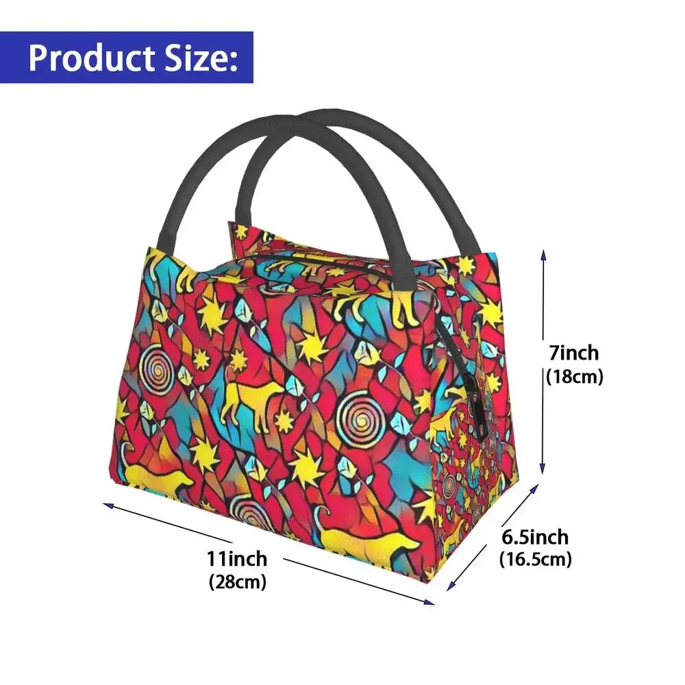 I Love Bingo Game Insulated Lunch Bags for School Office Waterproof Cooler Thermal Lunch Box Women lunchbag