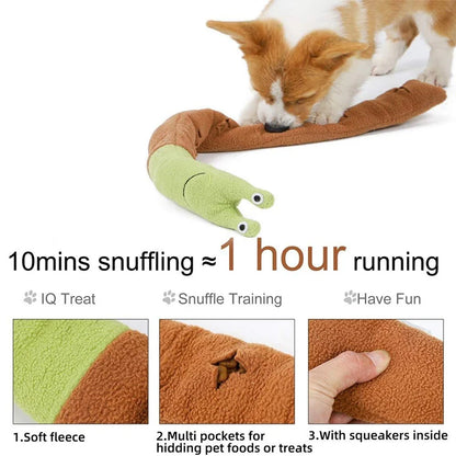 Pet Sniff Toy Squeaky Dog Decryption Interactive Toy For Foraging Instinct Training, Soft Puppy Toy Teething Educational Dog Toy