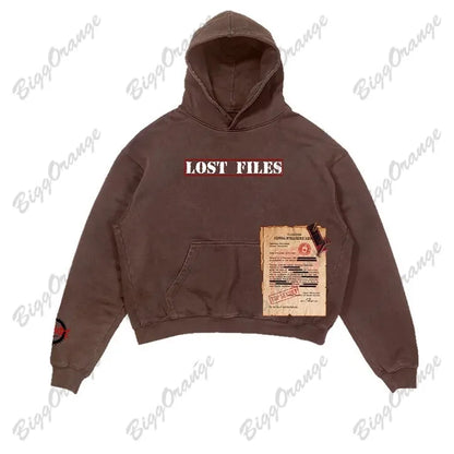 American fashion brand letter nameplate printed sweater for men and women hooded loose lovers in autumn and winter thickened y2k