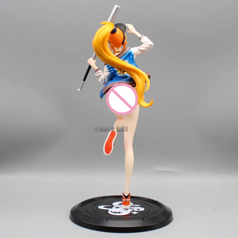 Nami Thief Cat Figurine One Piece Nami Anime Figure 34cm Pvc Statue Model Dolls Collectible Room Ornament Children Toy Kid Gifts