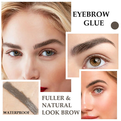 9 Colors Eyebrow Dye Styling Gel Thickening Fiber Brow Tint  Waterproof Easy To Wear Natural Full Eyebrow Cream Eyes Makeup Tool