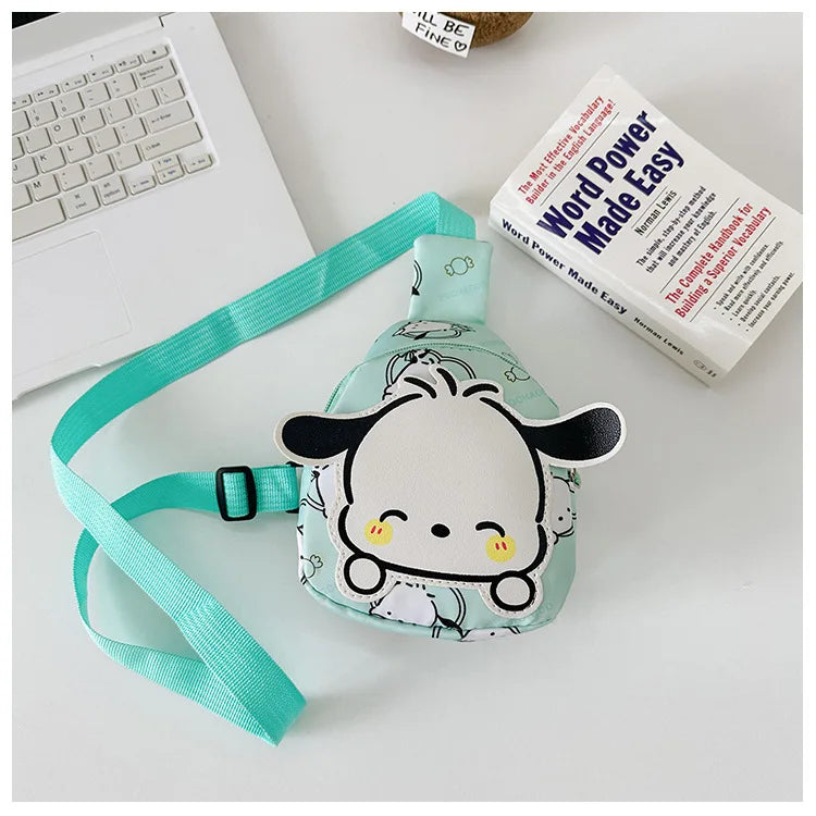 Sanrio Tide Children's Backpack Cartoon Cute Male and Girls Crossbody Shoulder Bag South Korea Ultra Light Children's chest bag