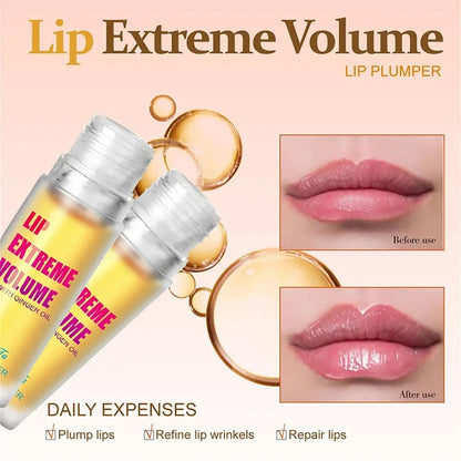 Lip Plumper Oil Serum Instant Long Lasting Volumising Essence Oil Repair Lip Fine Lines Increases Elasticity Sexy Lip Balm New