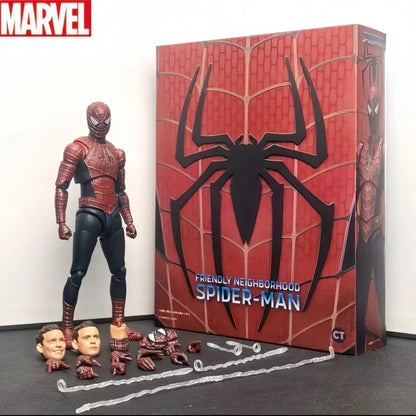 Hot Spider Man 3 Action Figure Tobey Maguire Spiderman 3 Anime Shf Figurine Ct Version Pvc Statue Collection Model Toys Gift