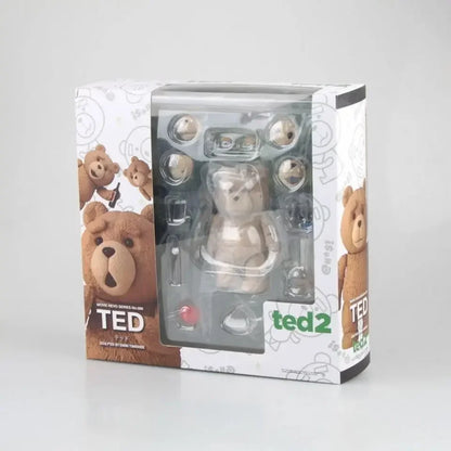 Ted Teddy Bear Bjd Figure Ted 2 Amazing Yamaguchi Revoltech No.006 Teddy Brick Pvc Boxed Movie Model Action Figures Toys Gifts