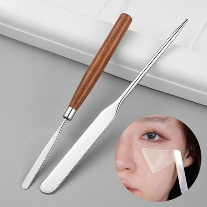 Mixing Foundation Stick Makeup Spatula Stainless Steel Cream Concealer Mixing Tool Palette Multipurpose Cosmetic Tool Kit