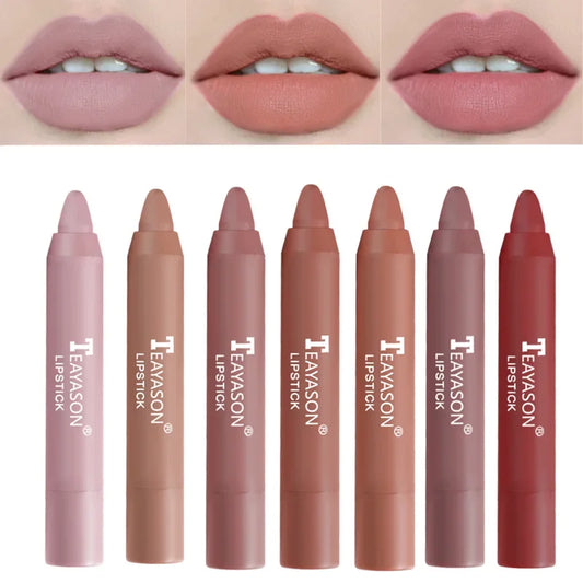 12 Colors Velvet Matte Lipsticks Pencil Waterproof Long Lasting Sexy Red Lip Stick on-Stick Cup Makeup Lip Tint Pen Cosmetic