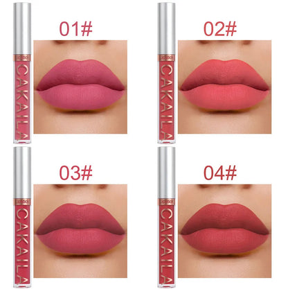 10/6 PCS Lipstick Set Matte Nude Liquid Lip Stain Makeup for women Non stick Cup Lip Gloss Waterproof Long lasting Cosmetics