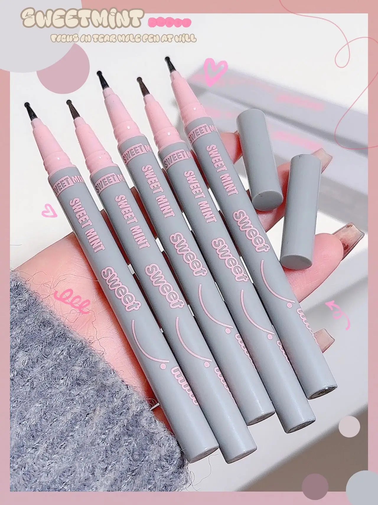 Natural Lifelike Fake Freckle Makeup Pen Liquid Lightweight Round Head Fake Spot Pen long Lasting Waterproof Face Dot Mole Pen