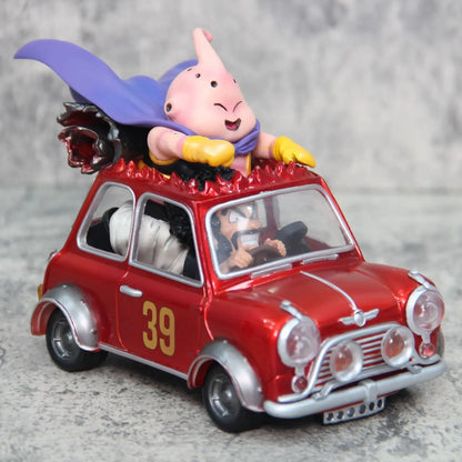 14cm Dragon Ball Z Fat Buu Anime Figures Majin Buu Figurine Mr. Satan Drive Car Pvc Statue Collectible Model Decoration Toy Gift