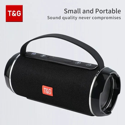 Bluetooth Speaker TG116c TWS Wireless Powerful Box Portable Outdoor Speakers Waterproof Subwoofer 3D Stereo Sound HandsFree Call