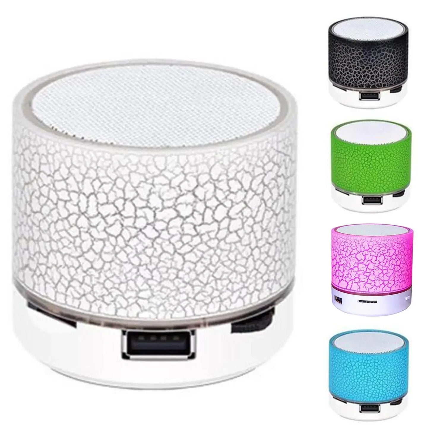 Led Light Crack Wirless Bluetooth Speaker Outdoor Sound Box Small Protable Speaker For Mobile Phone