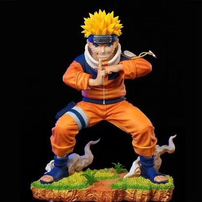 Naruto Anime Figures Uzumaki Naruto Shadow Split Technique 20cm Figurine PVC Model Doll Collection Perimeter Toys Kids Gifts